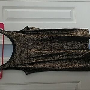 Elegant Metallic Sleeveless Tank Top